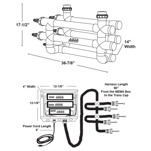 Aqua UV 200W Sterilizer