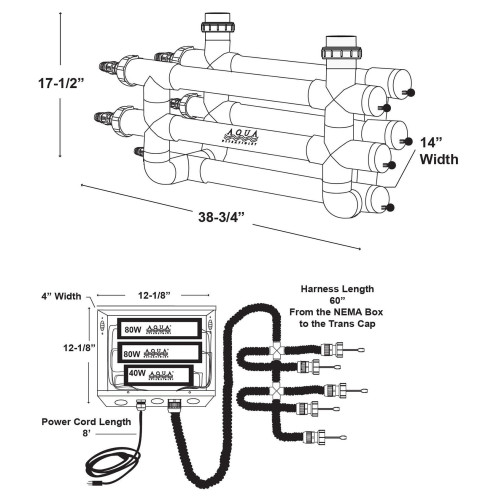 Aqua UV 200W Sterilizer