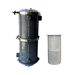 Double Stack BLT - Plastic Basket - GREY - Female Threaded Ports 1 1/2 Inch